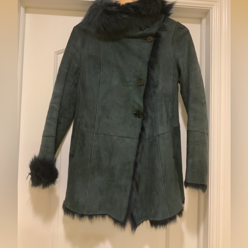 Patrizia Pepe Natural Shearling leather Jacket